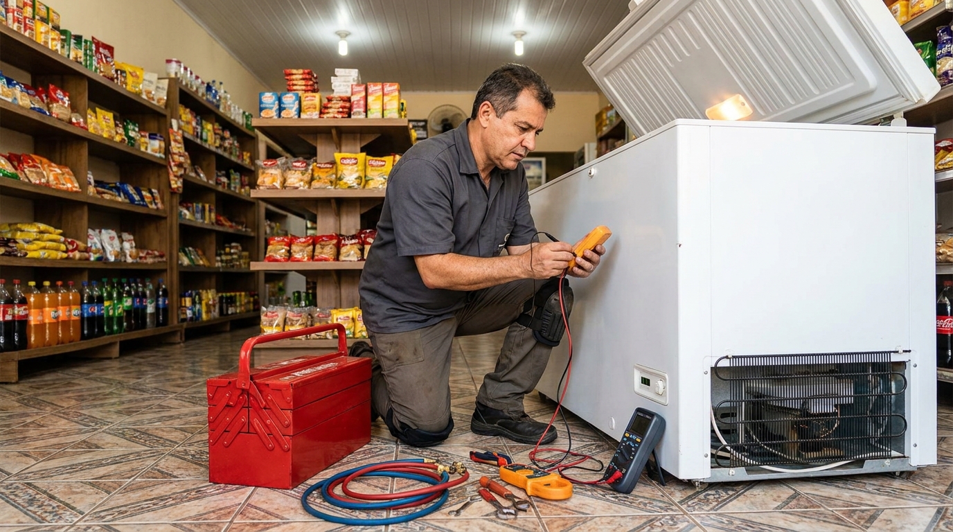Ajuste de Temperatura do Freezer em Santa Maria‑RS
