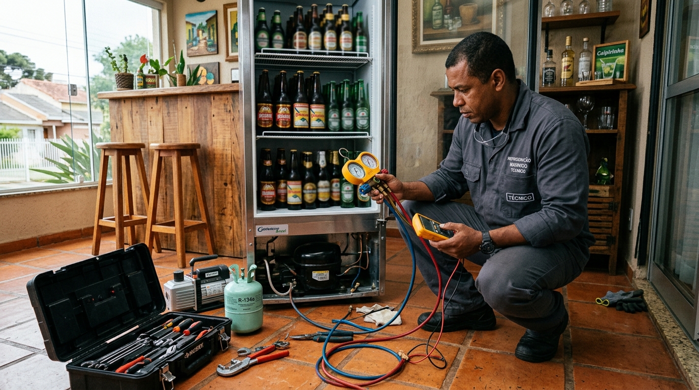 Conserto de Cervejeira em Santa Maria‑RS